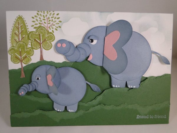 Аппликация слон