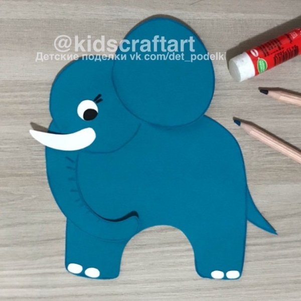 Поделка слон