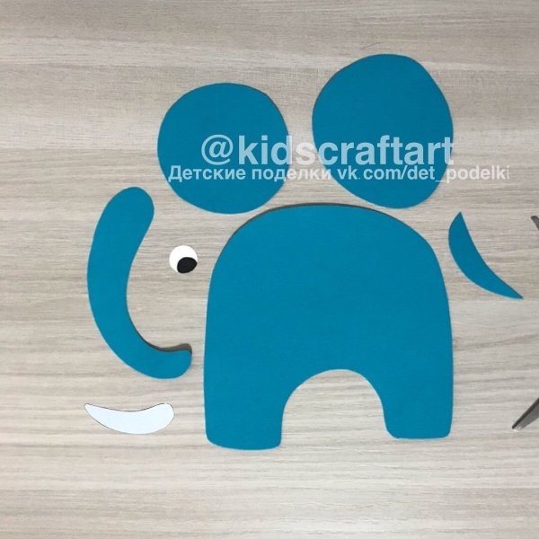 Поделка слон из бумаги
