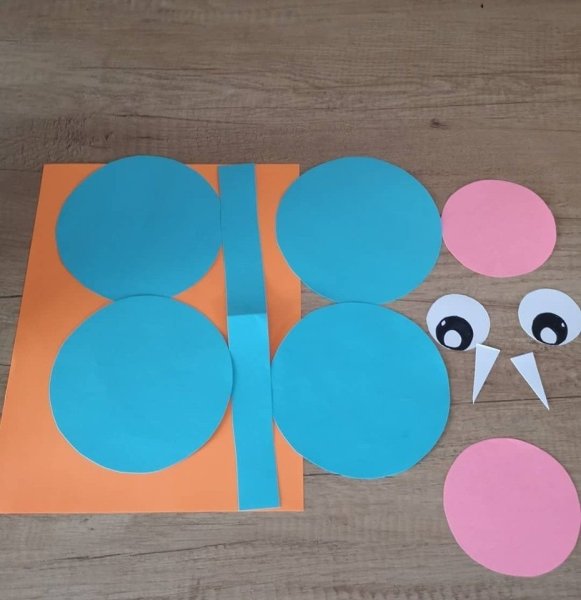 Аппликация из кругов