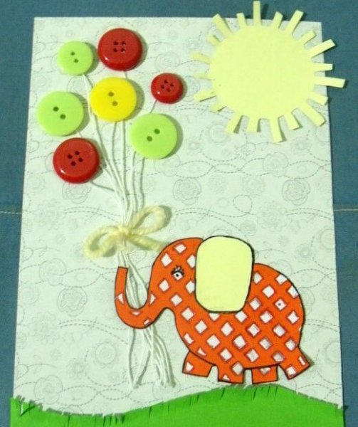 Детские открытки своими руками