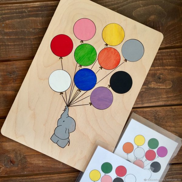 Слоник с шариками поделка