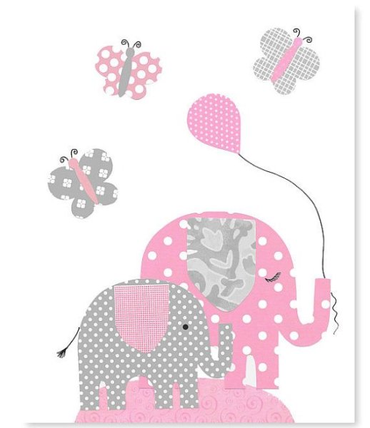 Лоскутная аппликация Слоник для детей