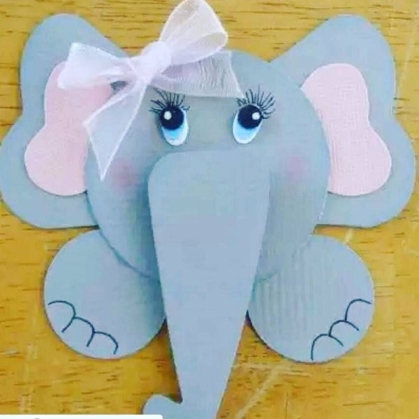 Аппликация слон