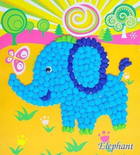 Картины из бумажных шариков