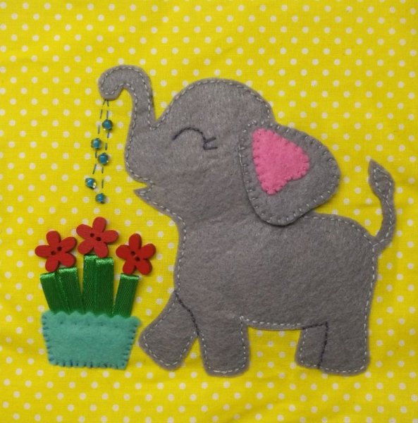Аппликация из фетра