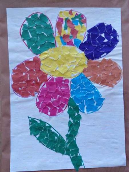 Отрывная аппликация