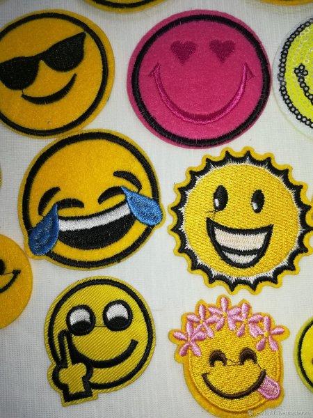 Аппликации смайлик.
