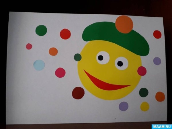 Аппликации смайлик.