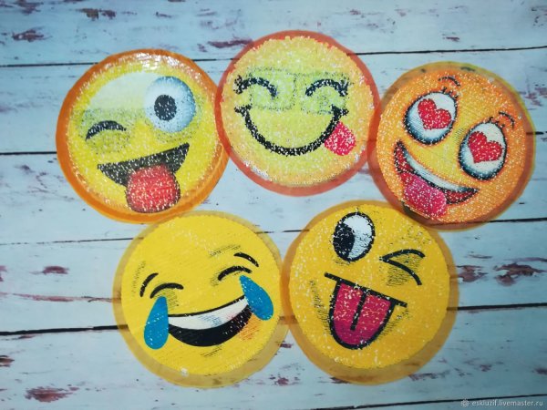 Аппликации смайлик.