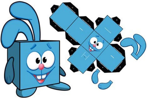 Поделки Смешарики из бумаги