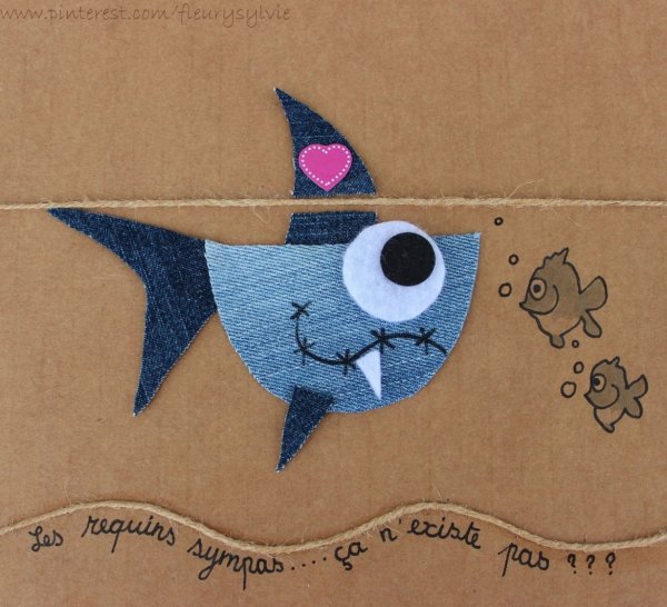 Забавные аппликации из ткани