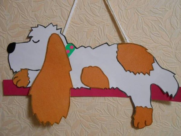 Поделка собачка для малышей