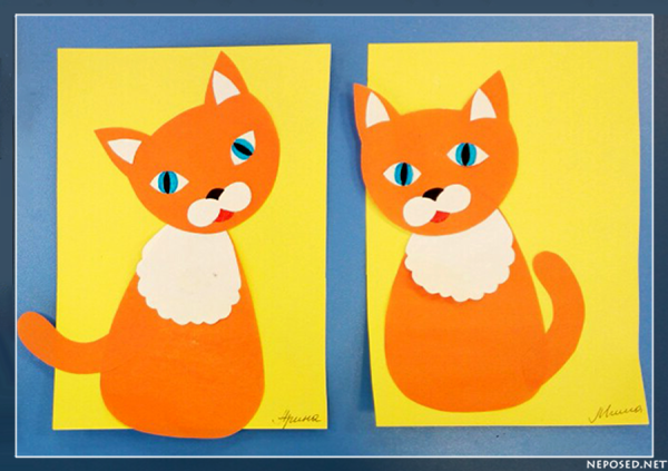 Аппликация кот