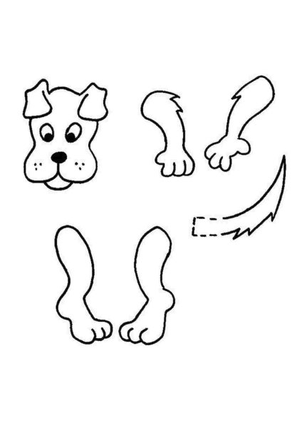 Шаблоны животных для вырезания