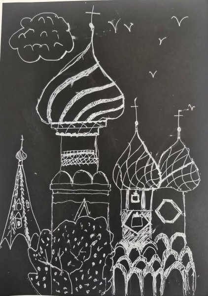 Собор Василия Блаженного аппликация