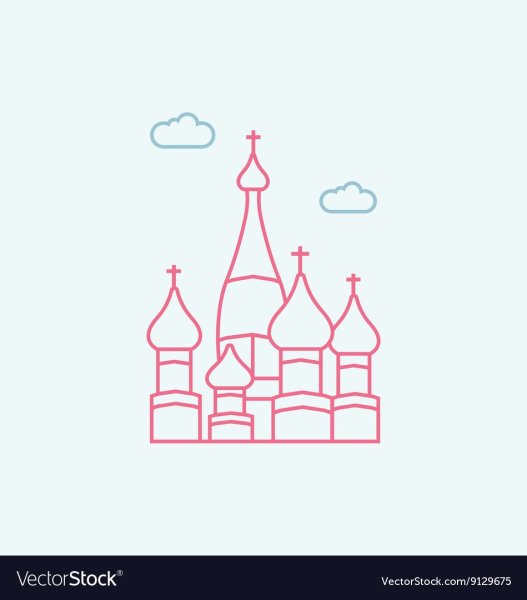 Храм Василия Блаженного рисунок детский