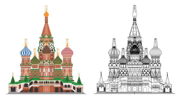 Собор Василия Блаженного симметрия