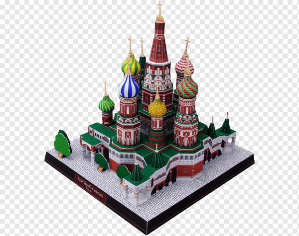 Храм Василия Блаженного 3д модель