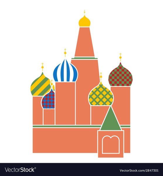 Собор Василия Блаженного вектор