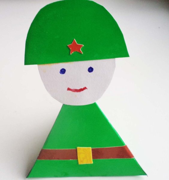 Поделки из бумаги на 23 февраля