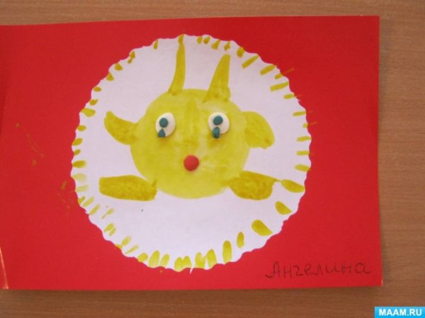 Солнечные зайчики рисование в младшей группе