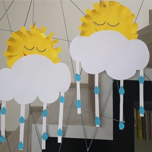 Облако поделка для детей