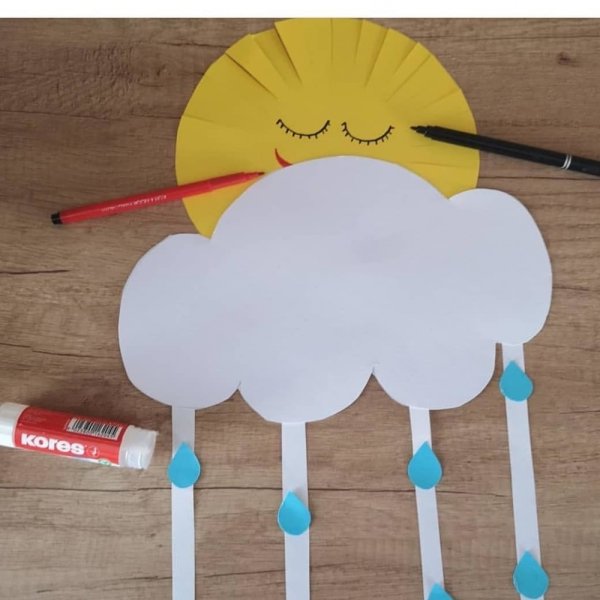 Подделки для детей тучка