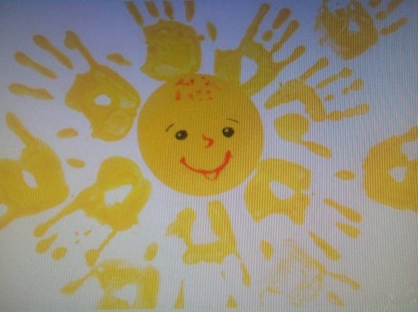 Аппликации солнце