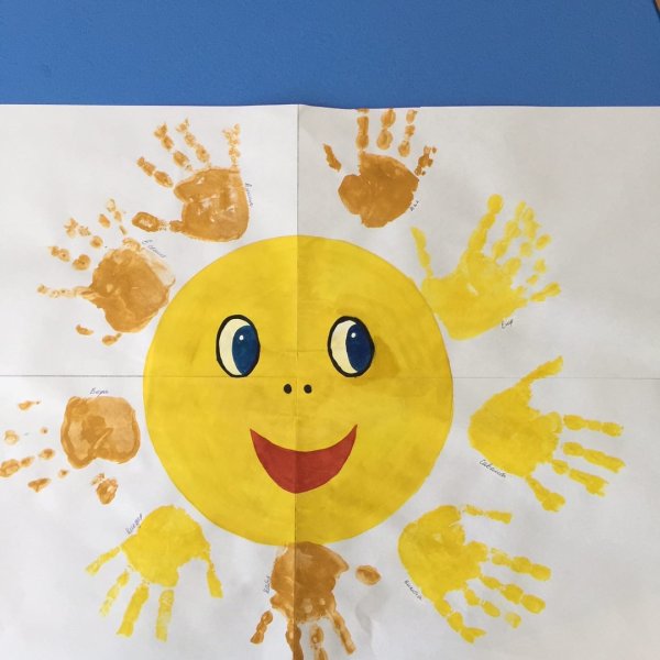 Рисование солнышко в средней группе