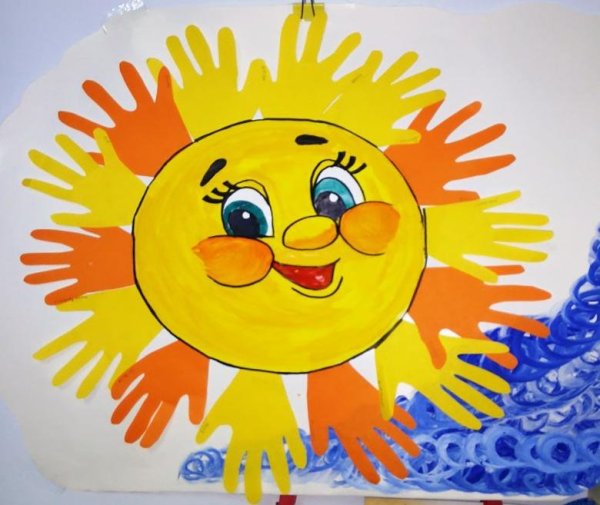 Детские работы на тему солнце