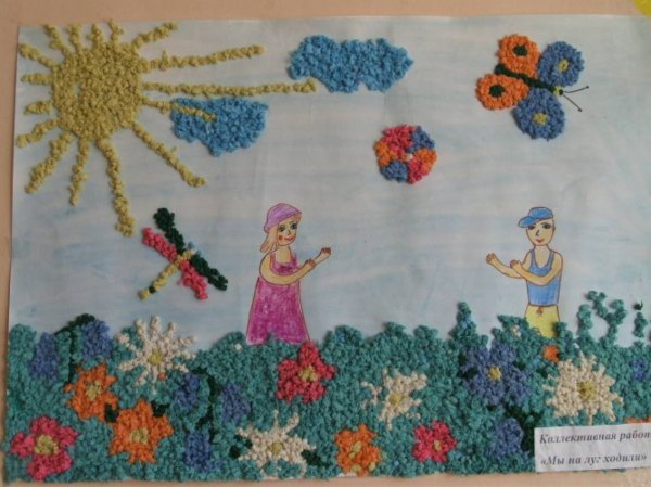 Интересные коллективные работы на тему лето