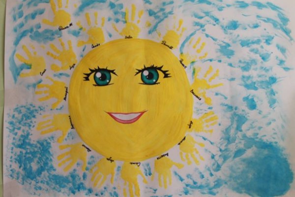 Рисование солнышко в средней группе