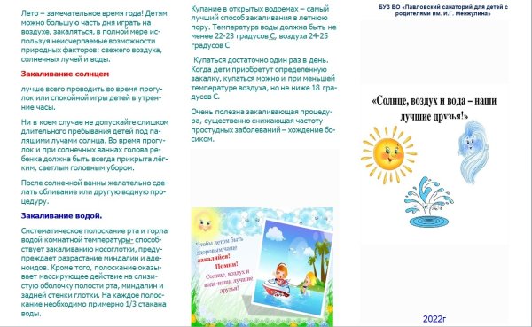 Солнце воздух и вода