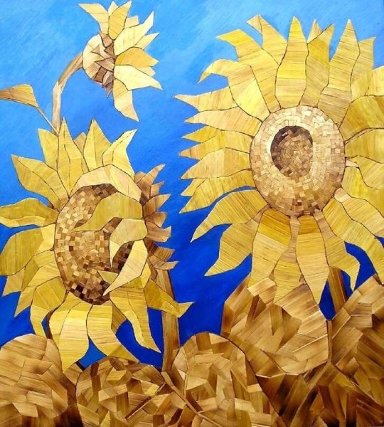 Соломенные аппликации