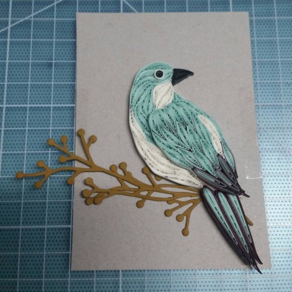 Соловей аппликация