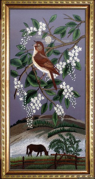 Вышивка гладью картины