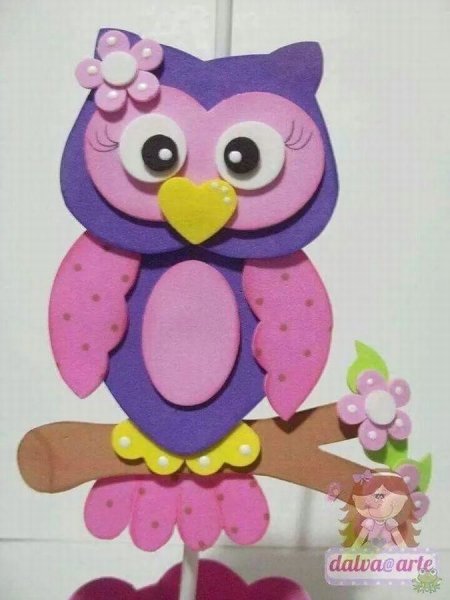 Совенок из фоамирана