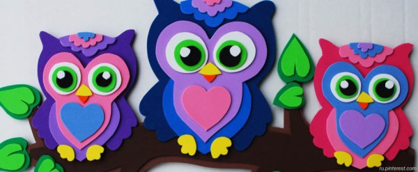 Поделки из фоамирана Сова