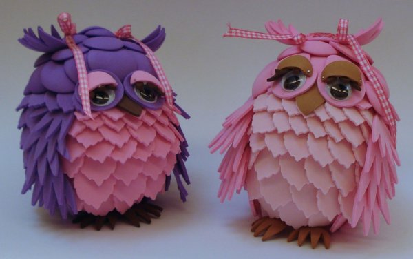Светильник Сова из фоамирана