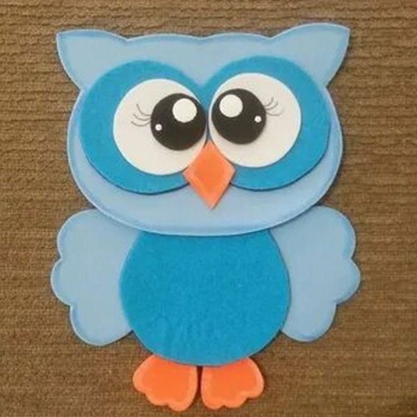 Сова поделка для детей из бумаги