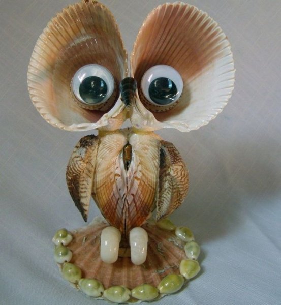 Фигурки из ракушек