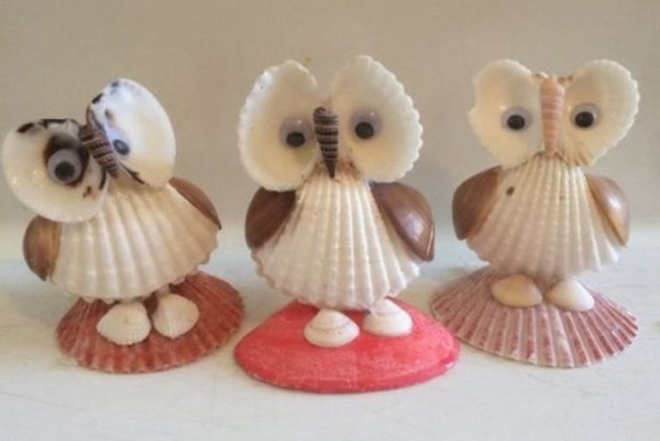 Поделки из ракушек своими руками для детей