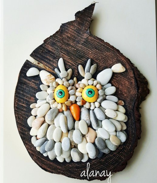 Поделки из гальки