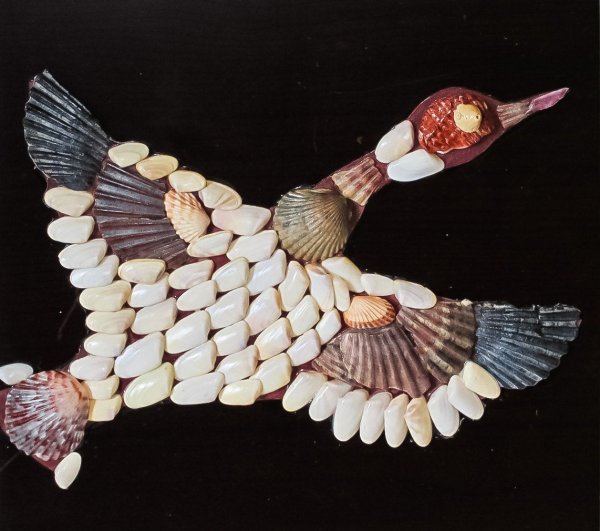 Панно из ракушек