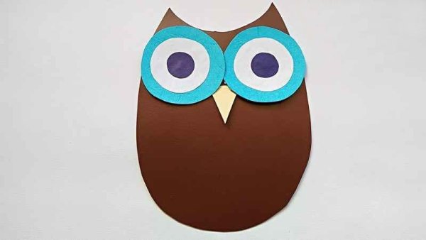 Поделка Сова из картона