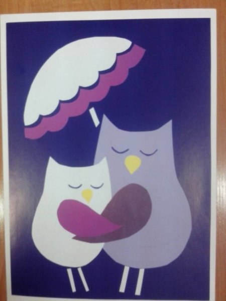 Аппликация ко Дню матери