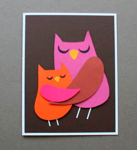 Открытка для мамы своими руками