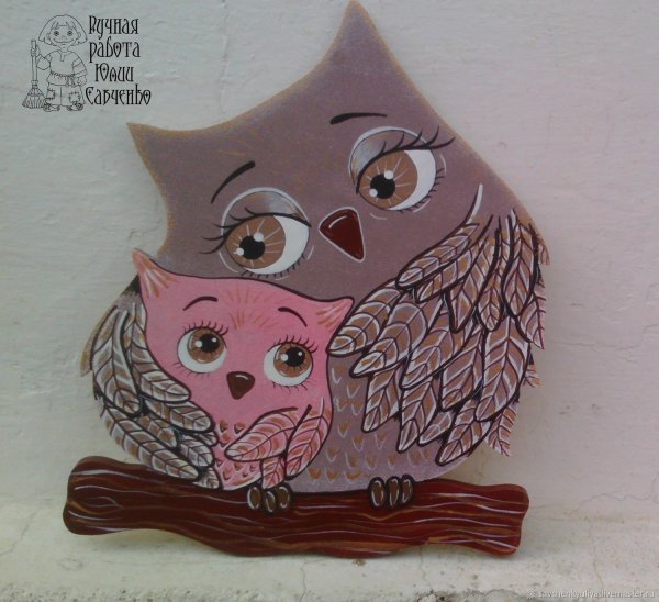 Поделка ко Дню матери Сова с совенком