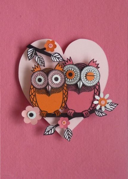 Аппликация Совушки